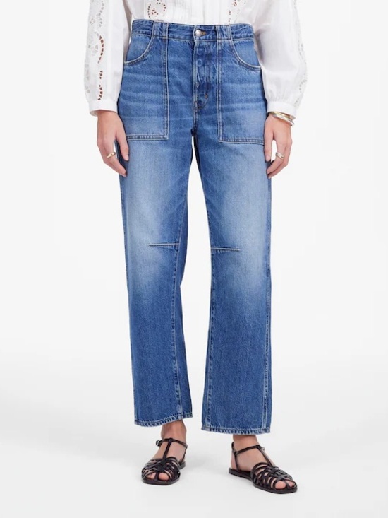 Madewell Denim - Madewell The Darted Barrel Leg Jean in Medium Wash Women’s 28P